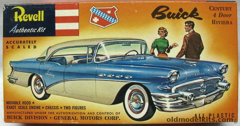 Revell 1/32 1956 Buick Century Four Door Riviera - 'S' Issue, H1203 plastic model kit